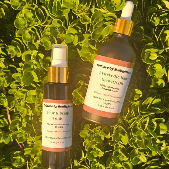 Ayurvedic Hair Growth Oil + Hair & Scalp Healing Tonic - Picture 5 of 8